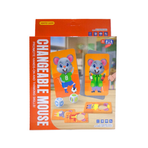 Juego de mesa didáctico educativo ratón intercambiable Juego De Mesa Didáctico Educativo Ratón Intercambiable