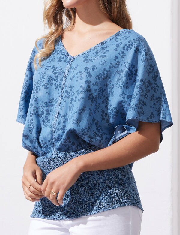Blusa Tencel Printed JEAN