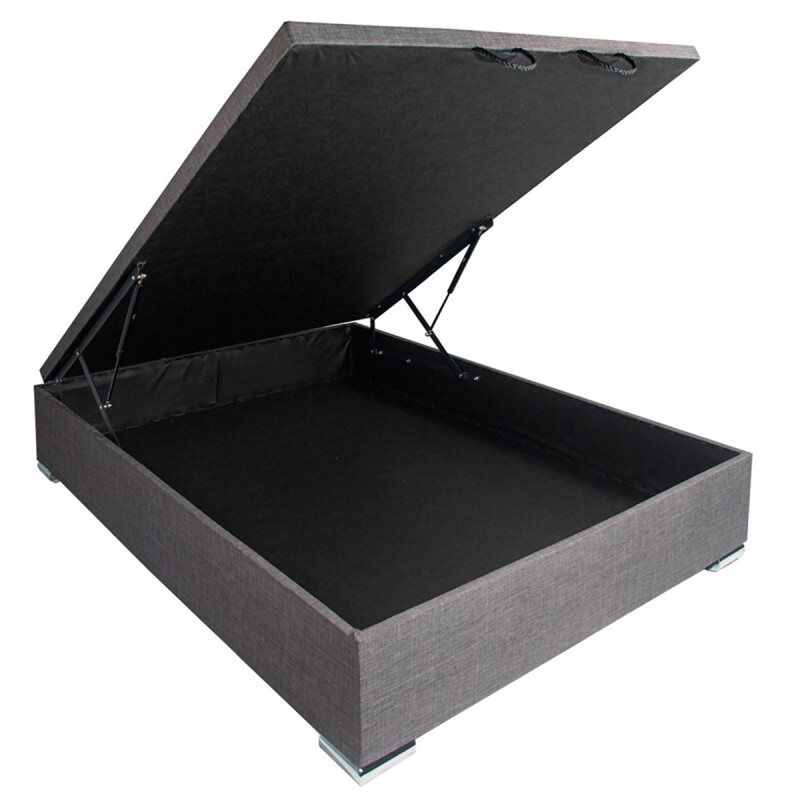 CAMA BAUL 1 plaza 90 x 190 Patas Metal N/A