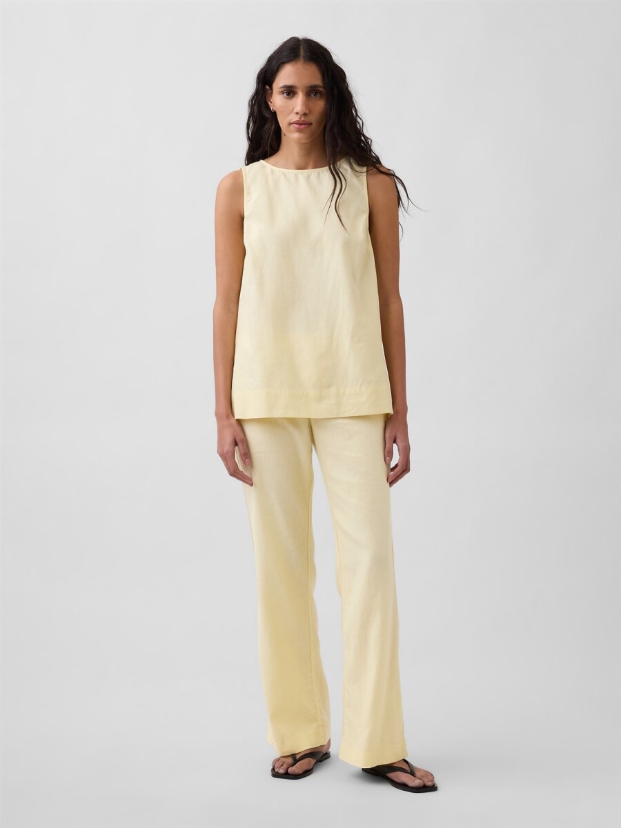 Pantalón Tiro Bajo Mujer - Maize 