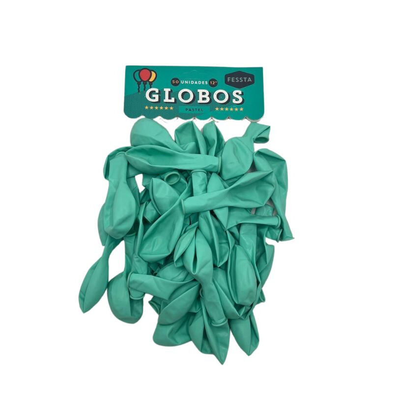Globo Pastel x50 Und Fessta Verde oscuro