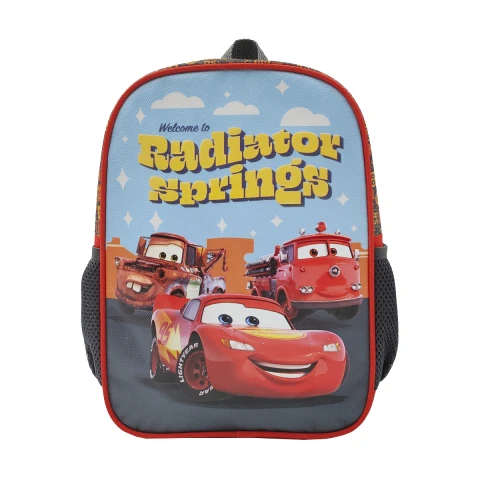 Mochila Infantil Cars Tafeta Chica 30 x 23 cm U