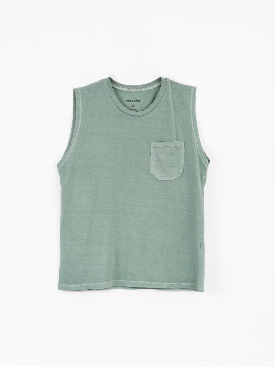 MUSCULOSA LISANDRO - VERDE GRISACEO 