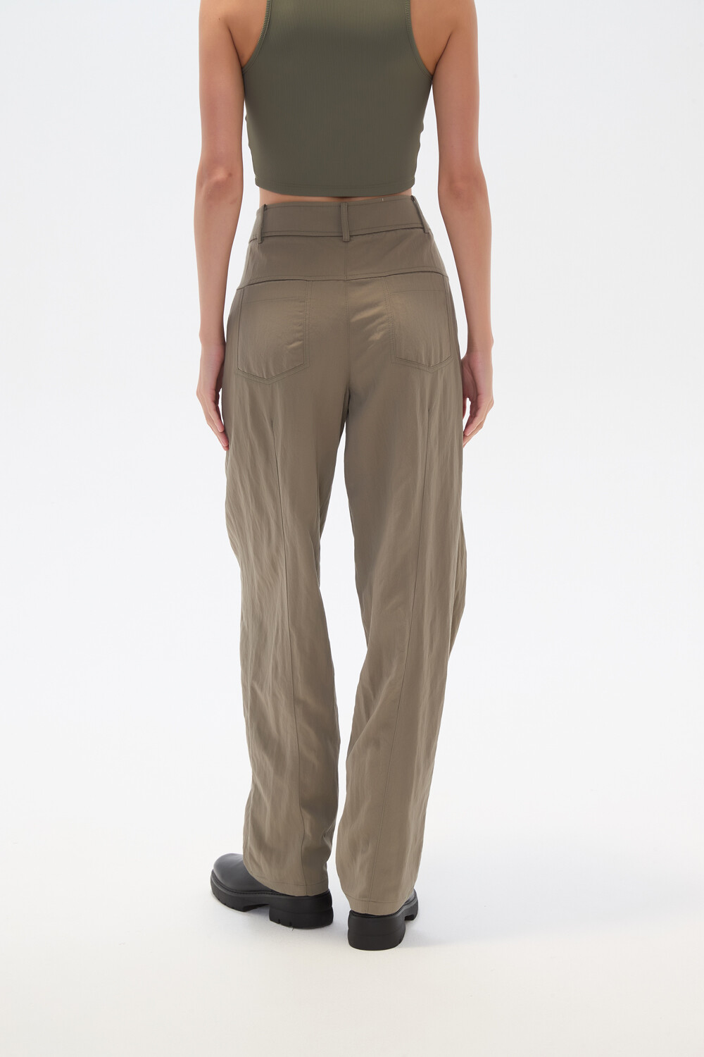 Pantalon Rilon Verde Oliva Claro