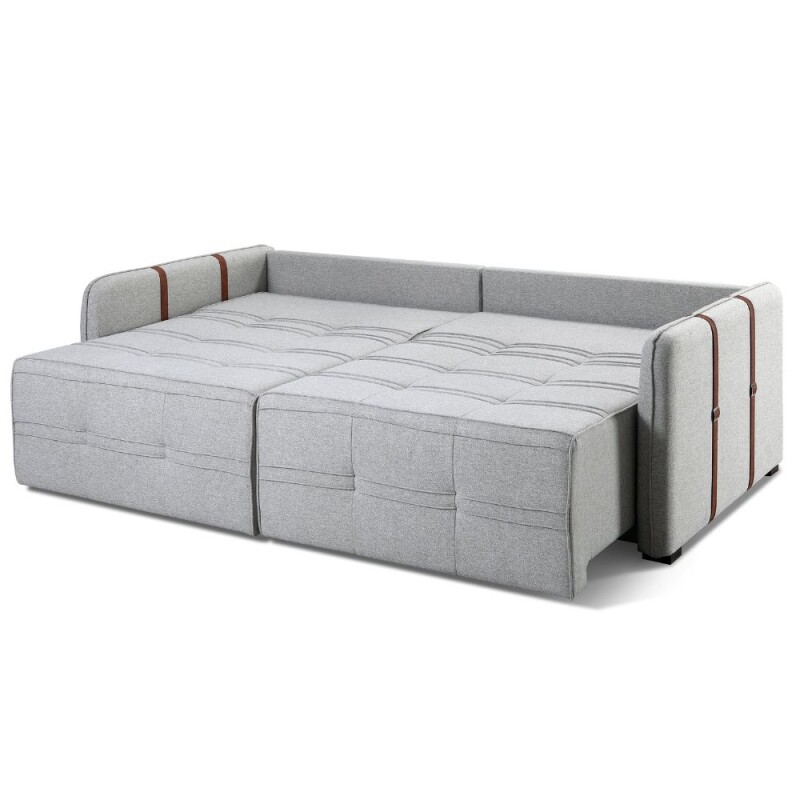 Sofá Cama 2401 Reclinable | Eucalipto Certificado CARB | Resortes Bonnell + Espuma D28 2.30