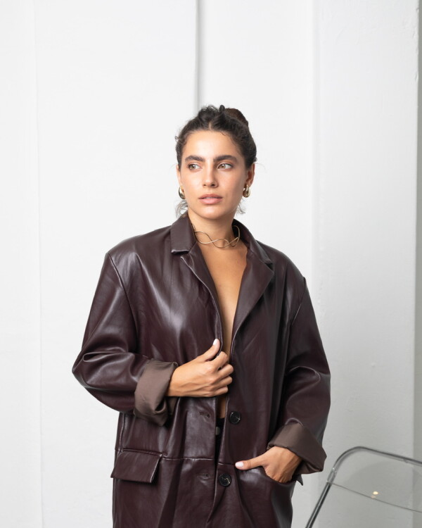 Blazer Florencia bordó