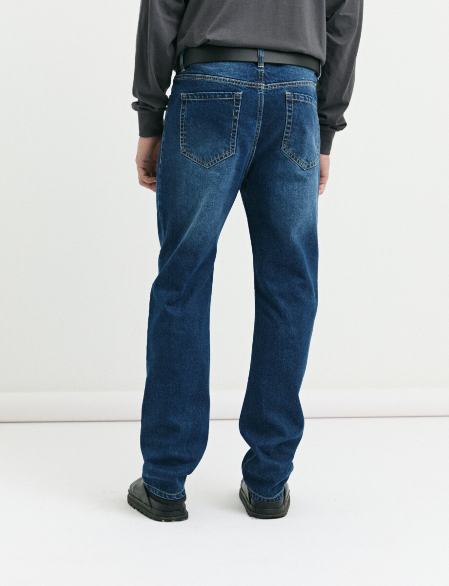080687 PANTALON HARRINGTON LABEL Azul