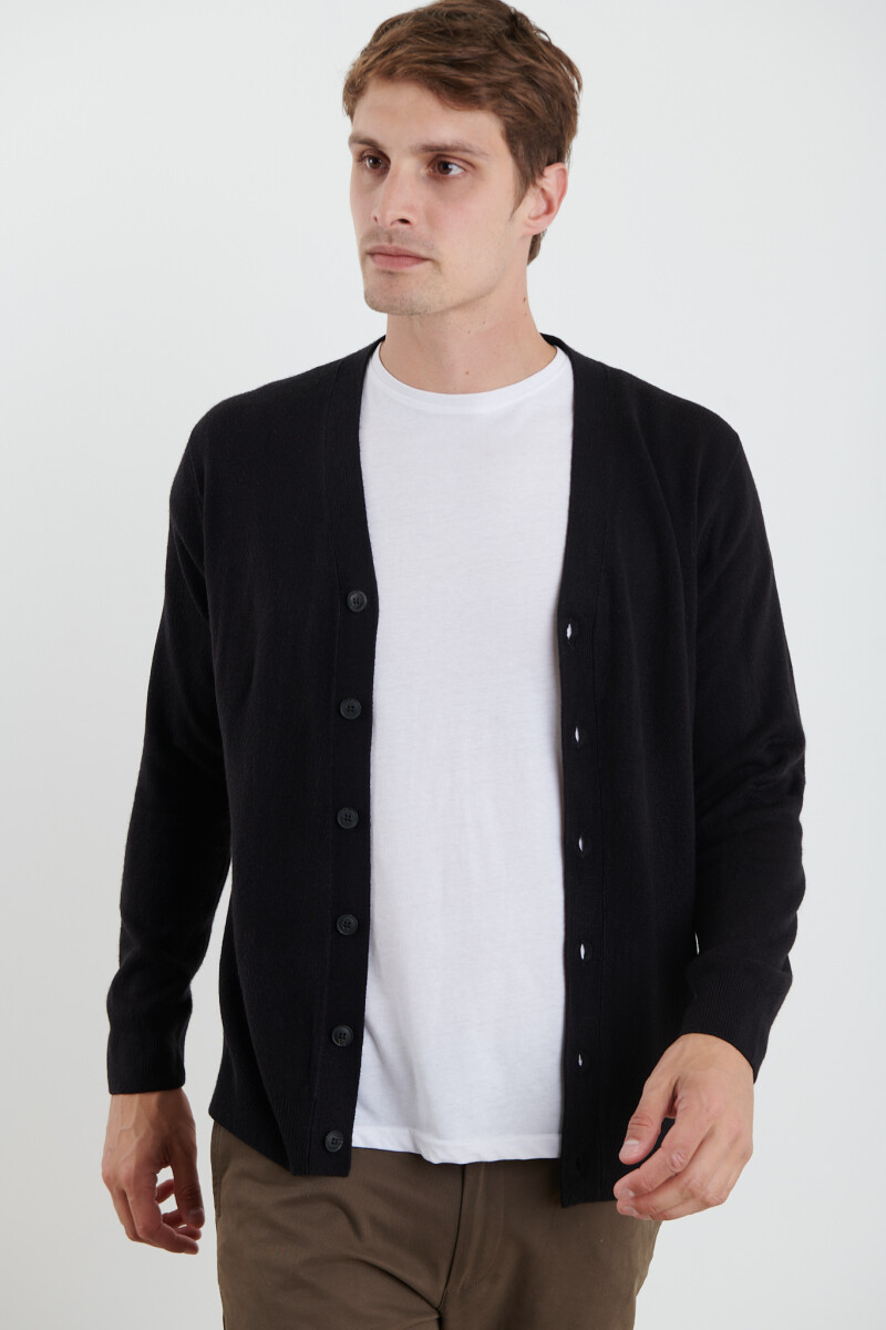 CARDIGAN HARRINGTON URBAN - Negro 
