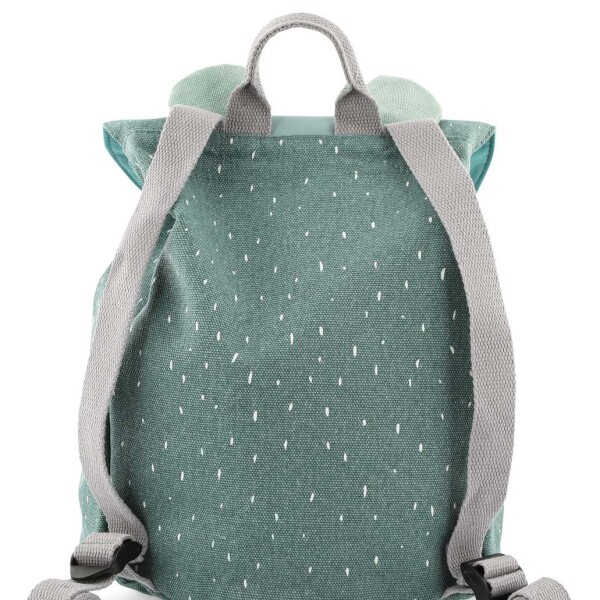Mochila Infantil Escolar Mini Animales Trixie 30x23cm Atrix® Diseño Hipopótamo