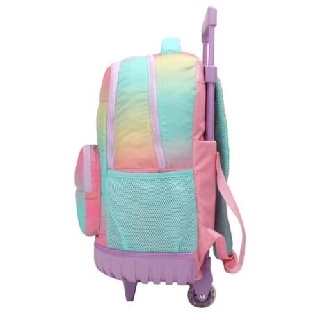 Mochila Trendy con Carro Multicolor Mochila Trendy con Carro Multicolor