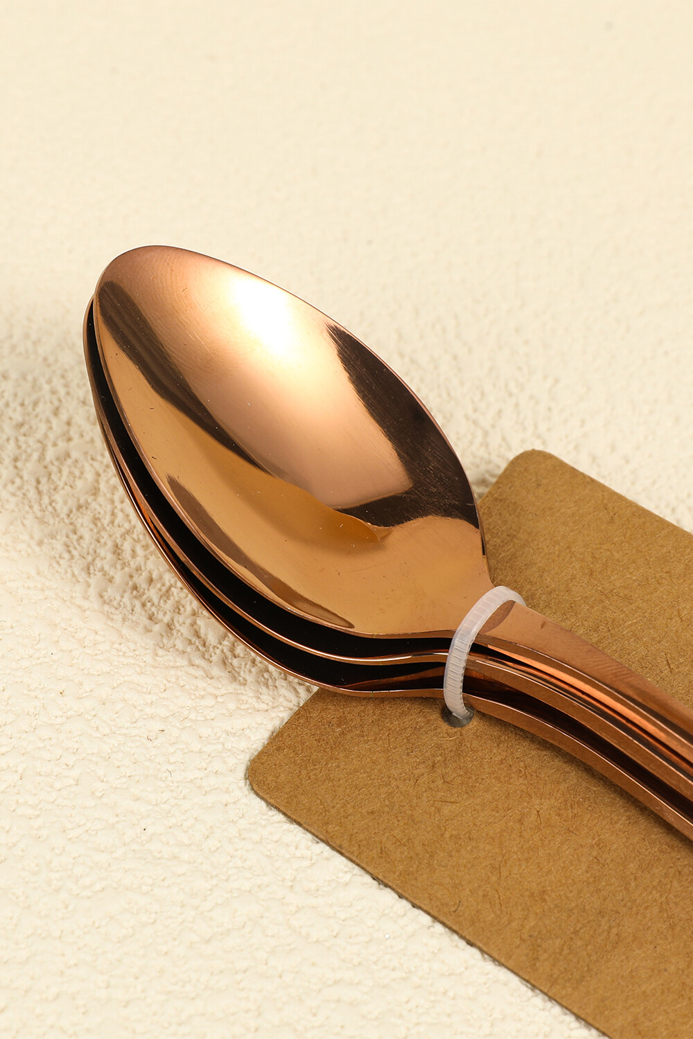 Cuchara Postre Rose Gold, Set 4pcs Color Unico