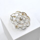 Colgante/ Prendedor en Oro 18 K Brillante, Diamantes Y Perlas De Cultivo Colgante/ Prendedor en Oro 18 K Brillante, Diamantes Y Perlas De Cultivo