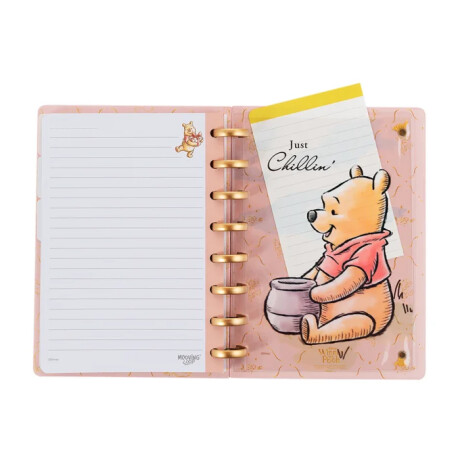 Cuaderno Mooving A5 c/ Discos Winnie Pooh