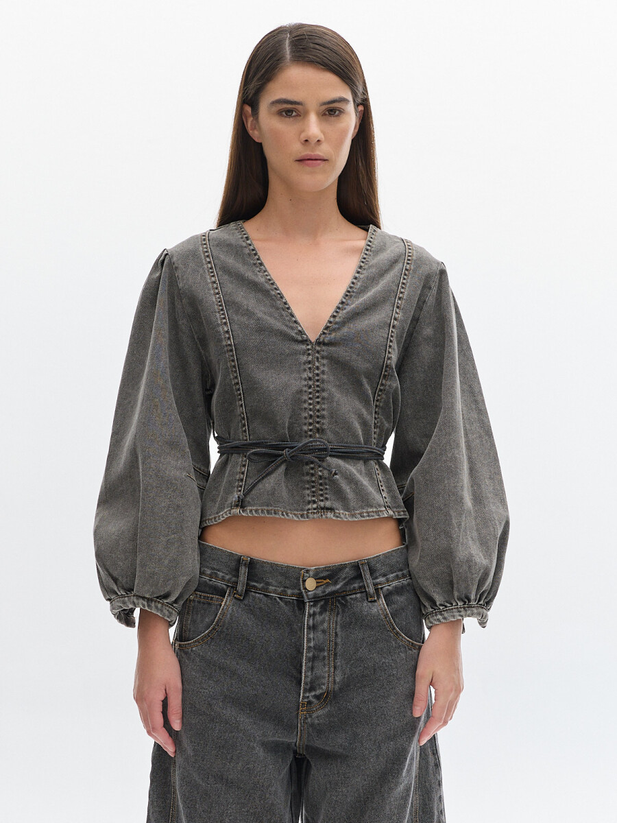 Blusa Holden Washed - Stone 