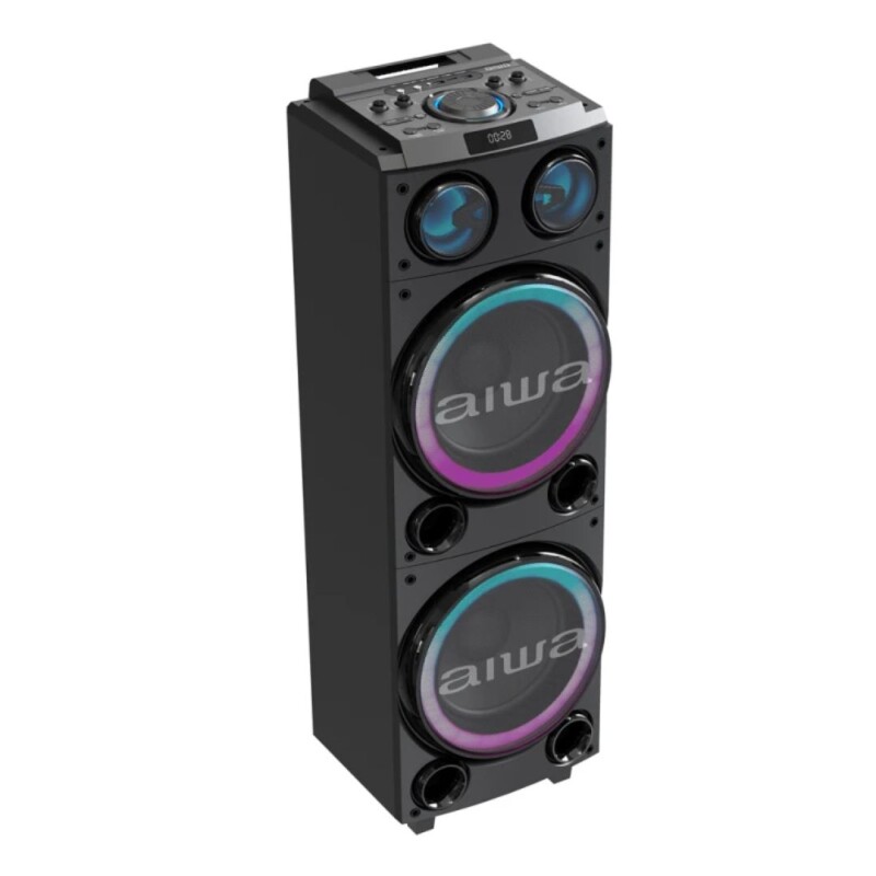 Torre de Sonido Bluetooth AIWA 1000W PMPO TWS Luces LED Torre de Sonido Bluetooth AIWA 1000W PMPO TWS Luces LED