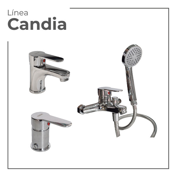 COMBO GRIFERIA BAÑO CANDIA Combo Griferia Baño Candia
