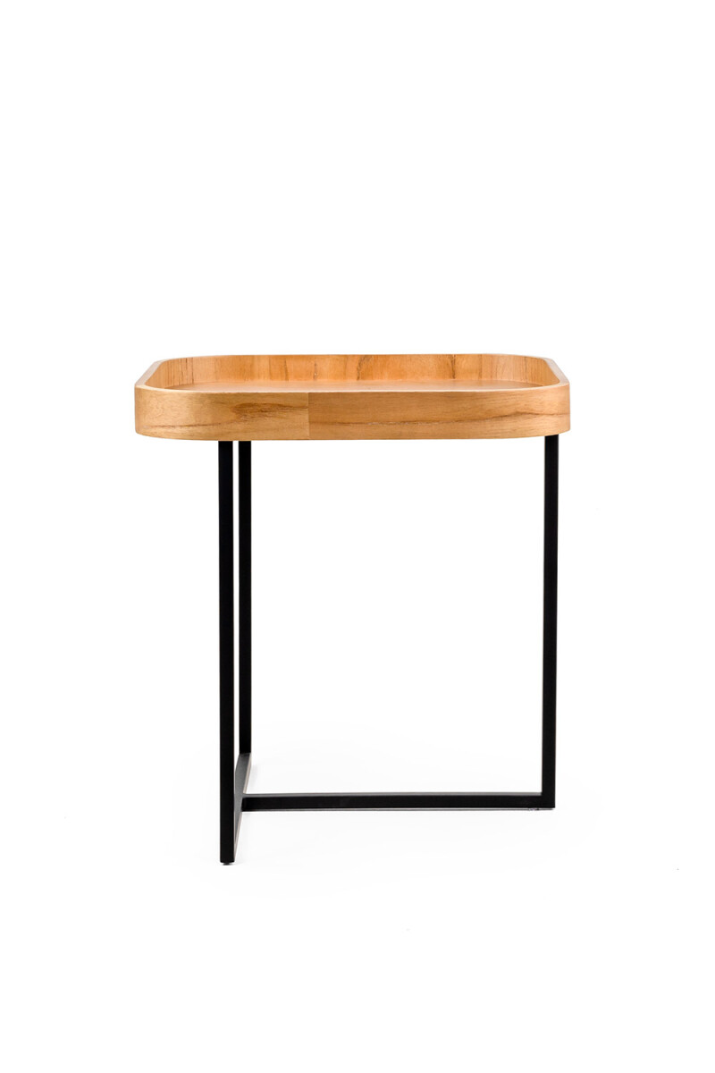 Live MESA LATERAL LIVE BAJA CINAMOMO NAURAL 45X45X48H CM