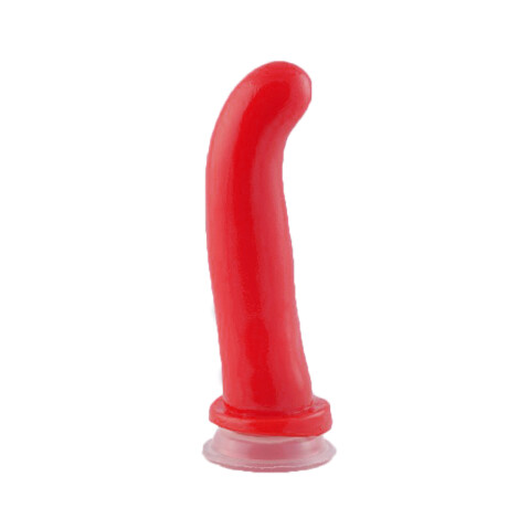 Consolador Punto G Con Ventosa Rojo