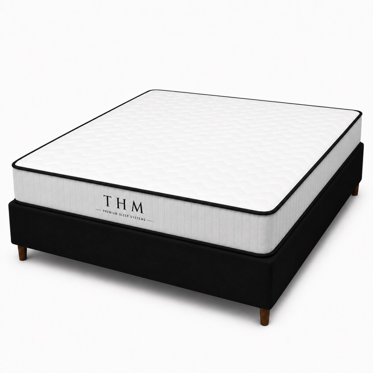 Sommier Baul 2 Plazas HAMPTONS Memory Foam Con Respaldo 