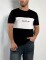 Remera combinada Blanco