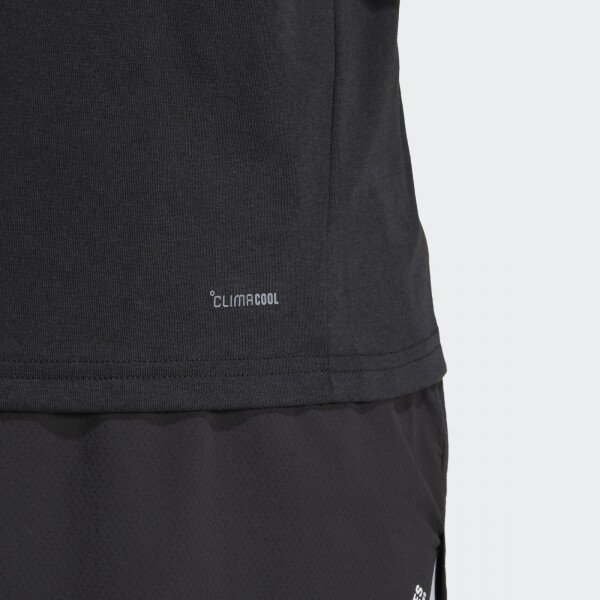 Remera Adidas Climacool Training Camo Logo Graphic Negro