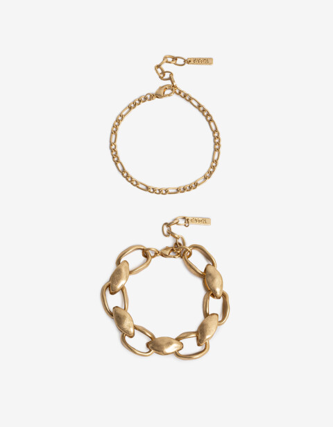 Pulseras Flexibles Sets Metal Set De Pulseras Flexibles - Dorado Oro Amarillo