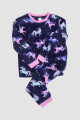 Pijama infantil polar unicornios Azul