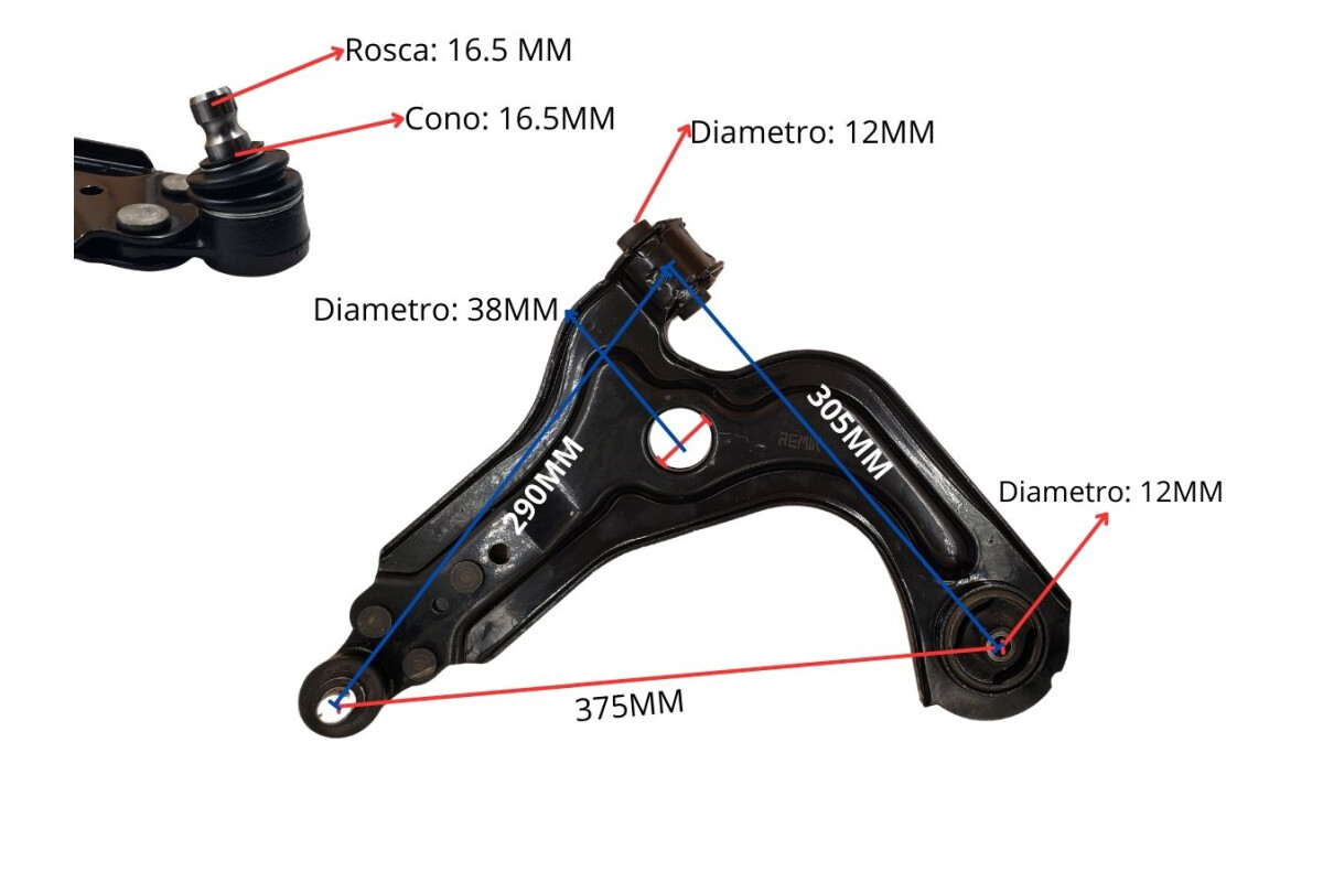 Parilla De Suspension Delantera Ford Fiesta 95-25 Izq Parilla De Suspension Delantera Ford Fiesta 95-25 Izq
