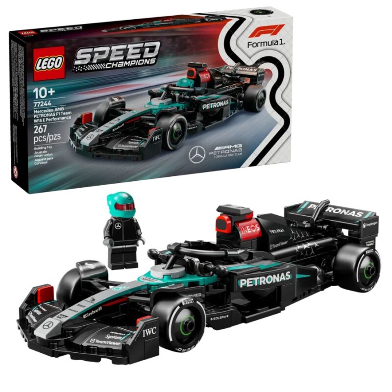 LEGO® Speed Champions Auto de Carreras Mercedes set con vehículo y piloto LEGO® Speed Champions Auto de Carreras Mercedes set con vehículo y piloto