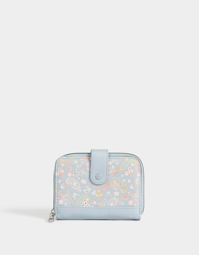 Billetera Estampados Billetera Estampada - Azul Celeste