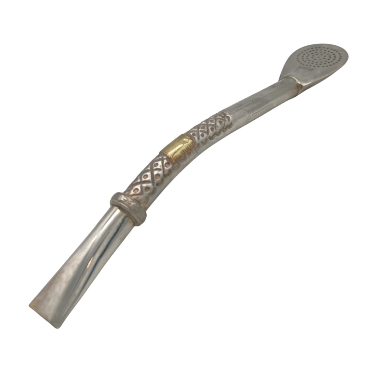 Bombilla melo - PLATA Y ORO - 05 - bmpo05po 