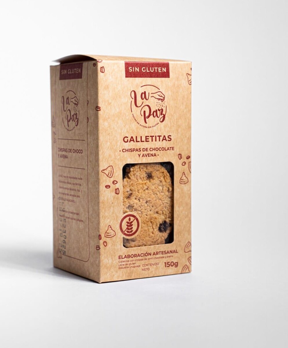 Galletita chips de choco y avena 