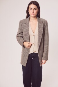 Blazer A Cuadros Multi