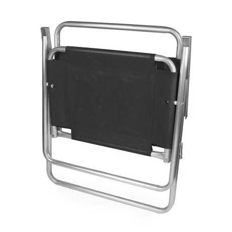Reposera Silla Alta Plegable en Aluminio Mor Oversize Negro