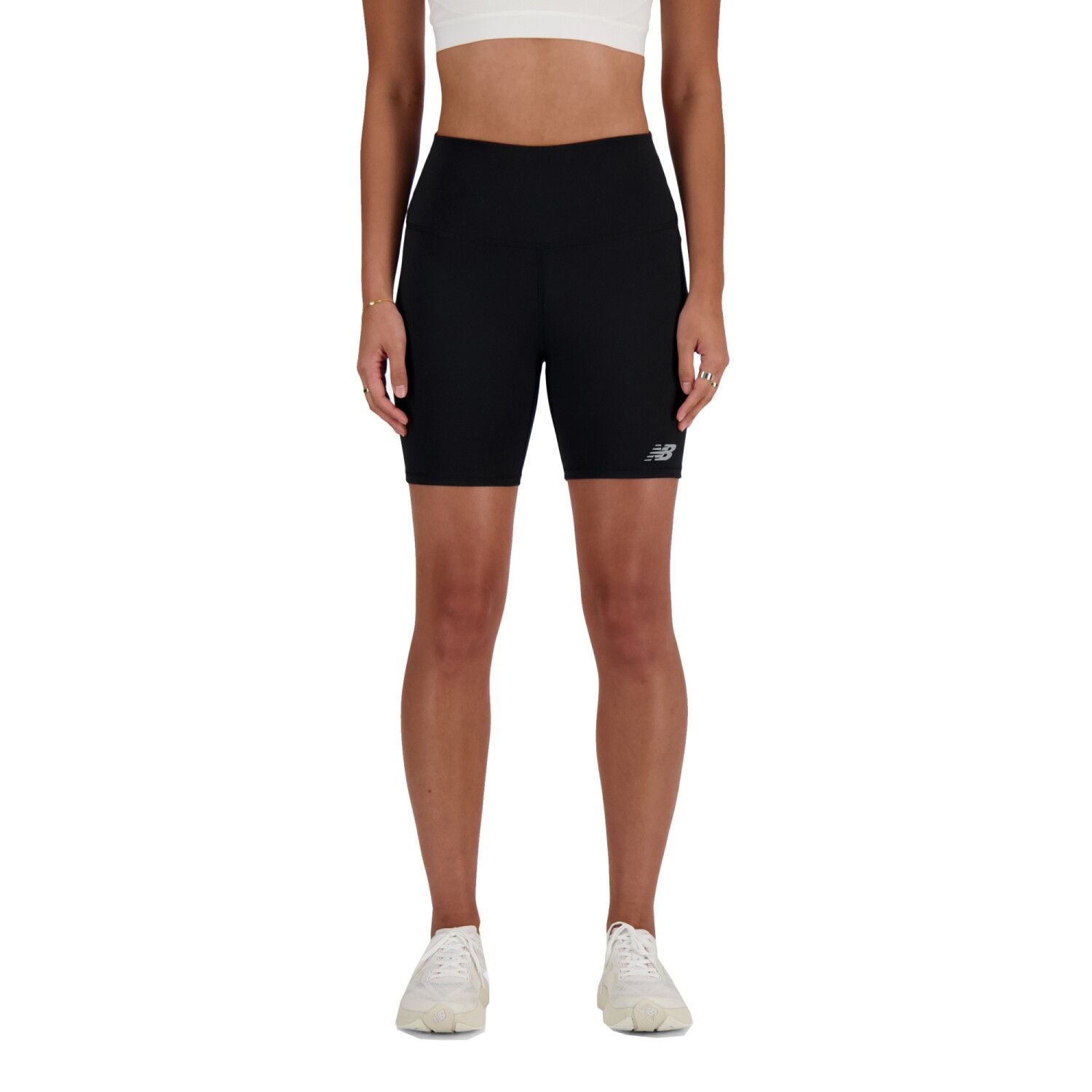 Short New Balance de Dama INCH BIKE SHORT WS41114BK BLACK