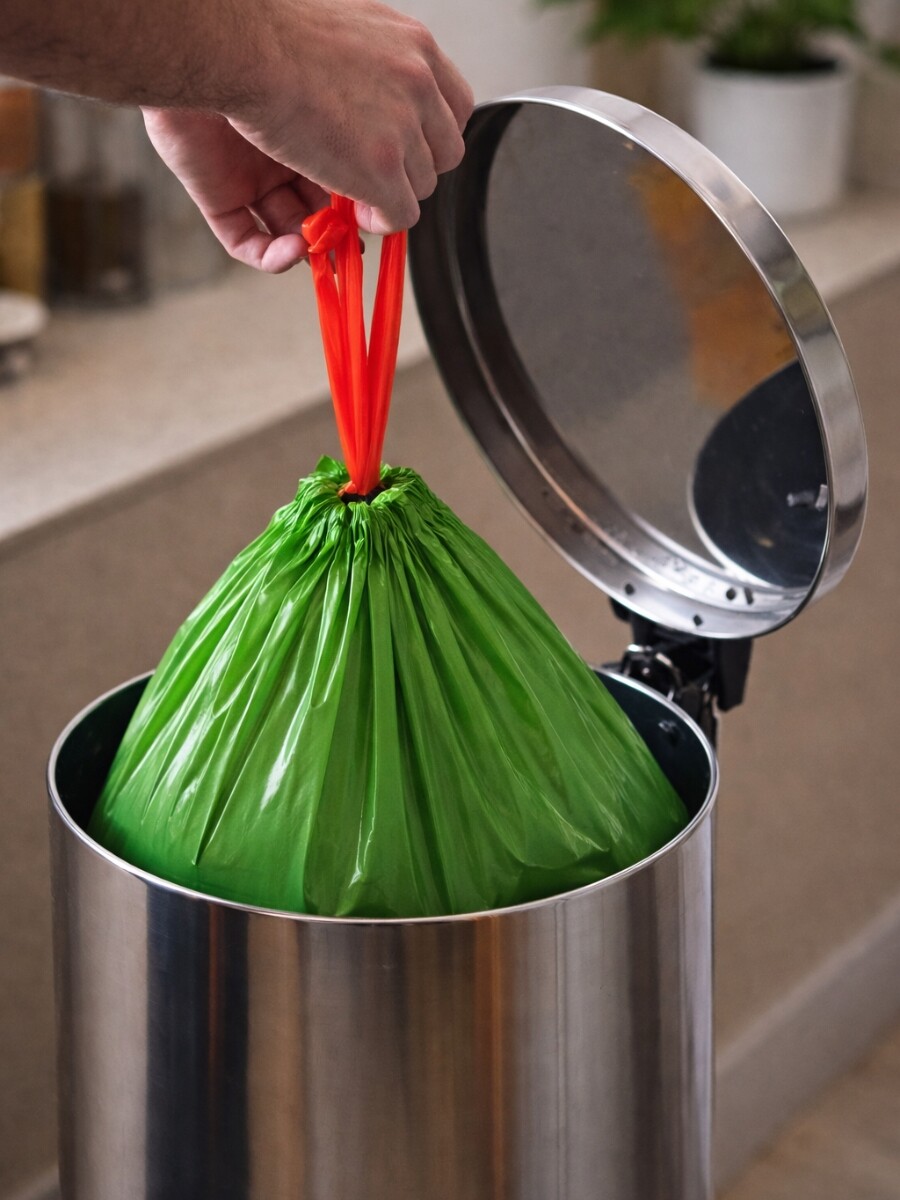 BOLSAS RESIDUOS EN ROLLO CIERRA FÁCIL verde