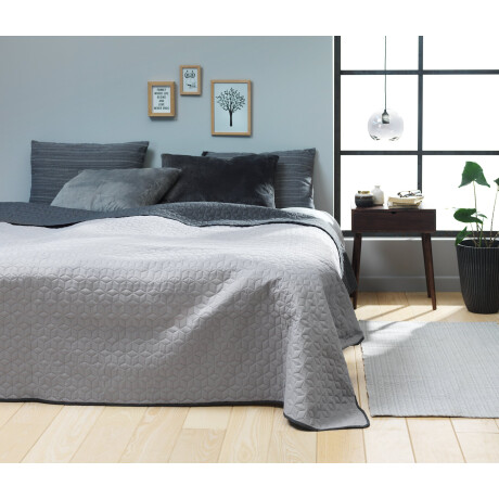 Colcha ROSENTRE 160x220 gris Gris