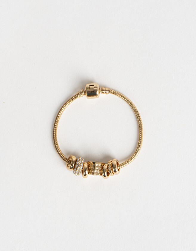 Pulseras Flexibles Bañada en Oro Pulsera Flexible Bañada En Oro - Dorado