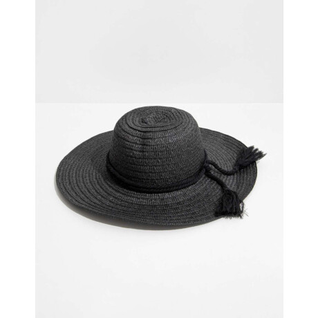 Sombreros Negro Con Cordon Negro