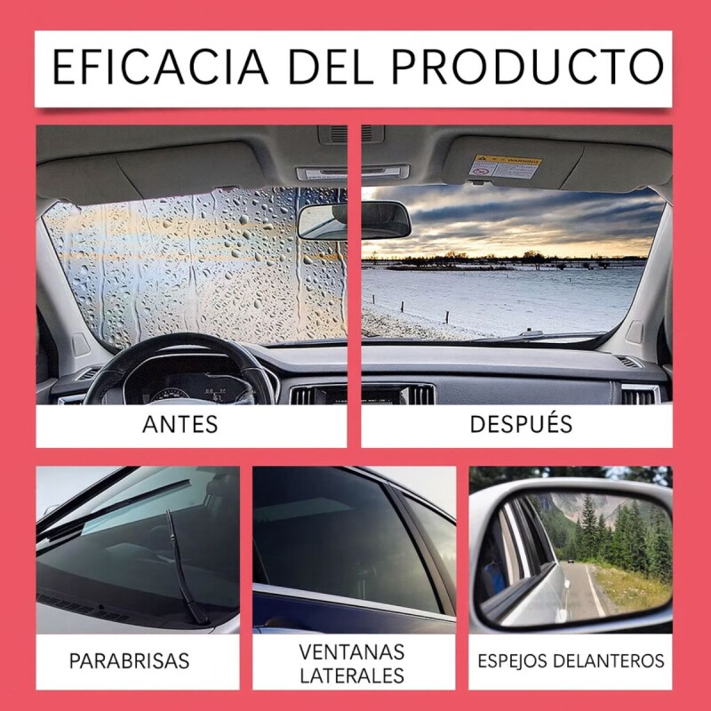 Cepillo Limpiador Auto Vidrio Parabrisas Espejo Aceite Hidrofóbico Cepillo Limpiador Auto Vidrio Parabrisas Espejo Aceite Hidrofóbico