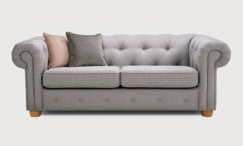 Sillón Chesterfield Gris