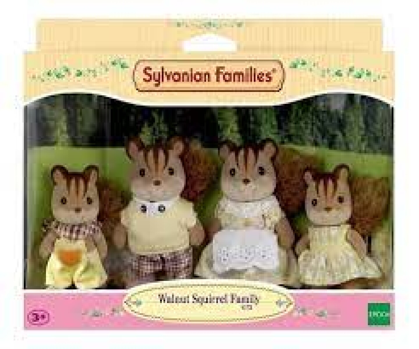 Familia Ardilla Mama Papa Y Hermanos Sylvanian Families 4172 