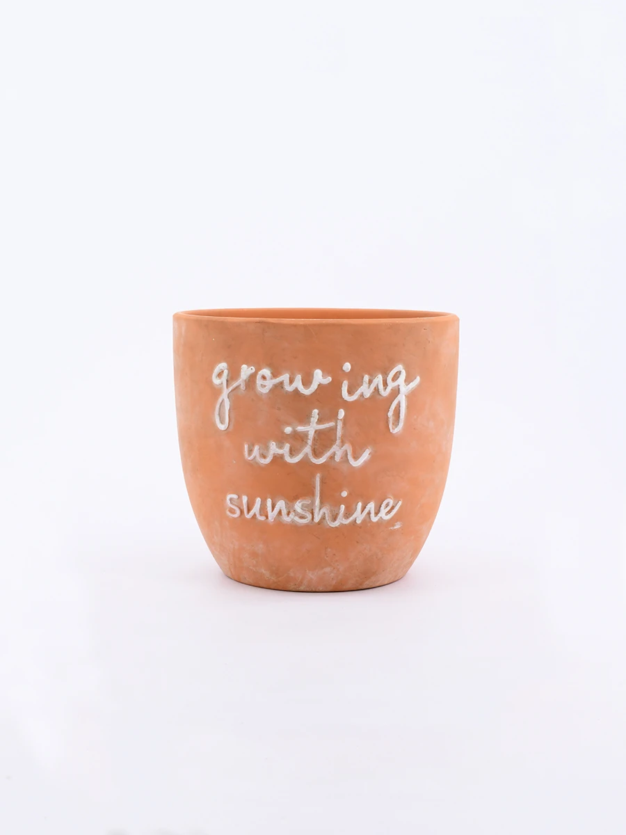 MACETA SUNSHINE - NARANJA 