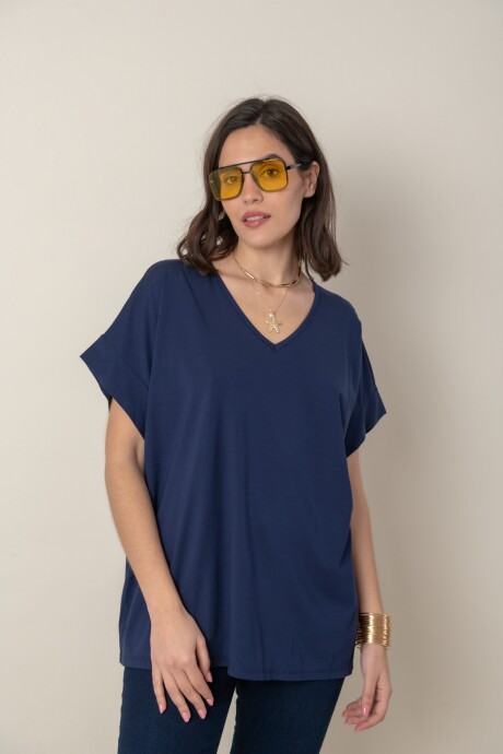 REMERA BIANCA Azul