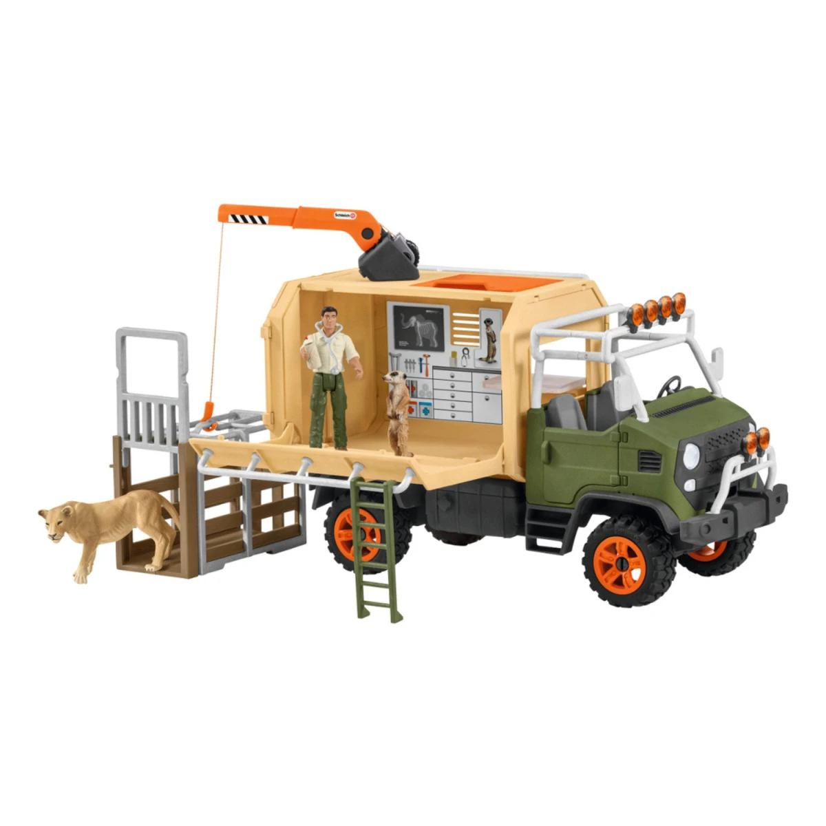 Juguete Camion De Rescate Safari Animal Infantil Schleich 