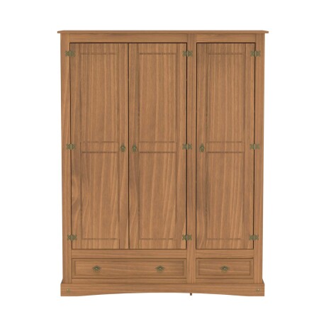 PLACARD 3 PUERTAS MADERA MARRON MEX