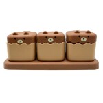 CONDIMENTERO CON FORMA DE OSO SET x3 CONDIMENTERO CON FORMA DE OSO SET x3