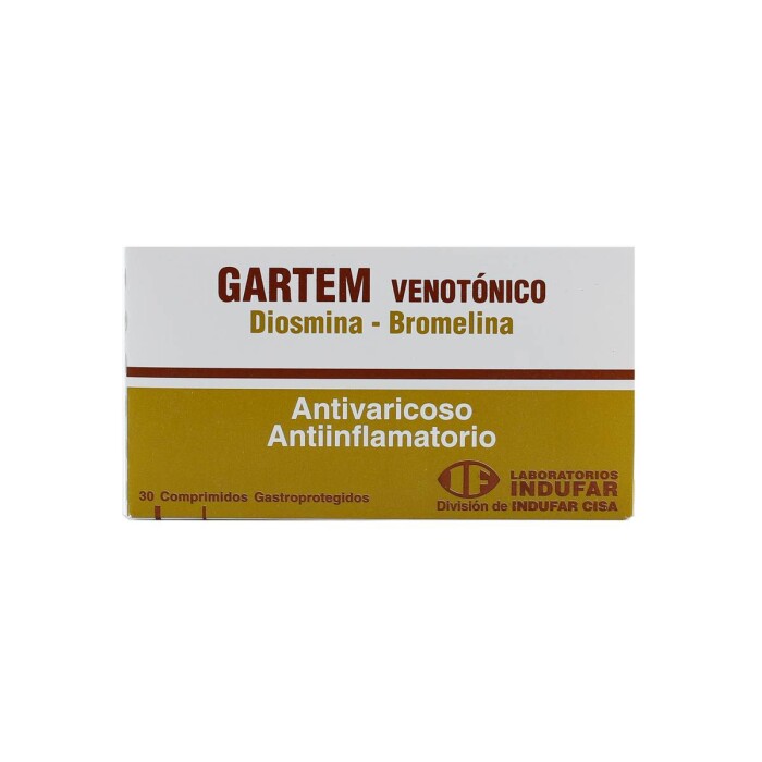 GARTEM VENOTONICO CJ X 30 COMPRIMIDOS única