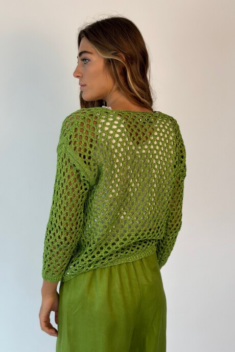 TOP TEJIDO YOKO Verde