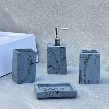 Set Accesorios Baño 4 Piezas Resina Set Accesorios Baño 4 Piezas Resina
